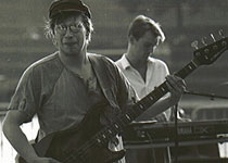 Will und Sebastian im Mnchner Theatron (1987), damals als Gastmusiker bei The Comics